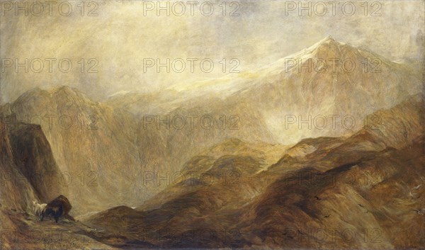 'Snowdon', 1848-1912. Artist: Henry Clarence Whaite
