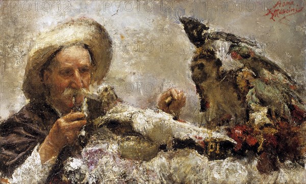 'The fortune teller', 1870-1930. Artist: Antonio Mancini