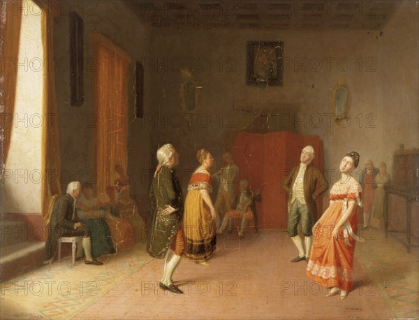 'The dance', c1871. Artist: Dioscoro Teofilo de la Puebla y Tolin