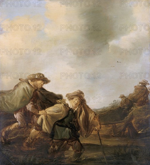 'The parable of the blind', c1630-1652. Artist: Benjamin Gerritz Cuyp.