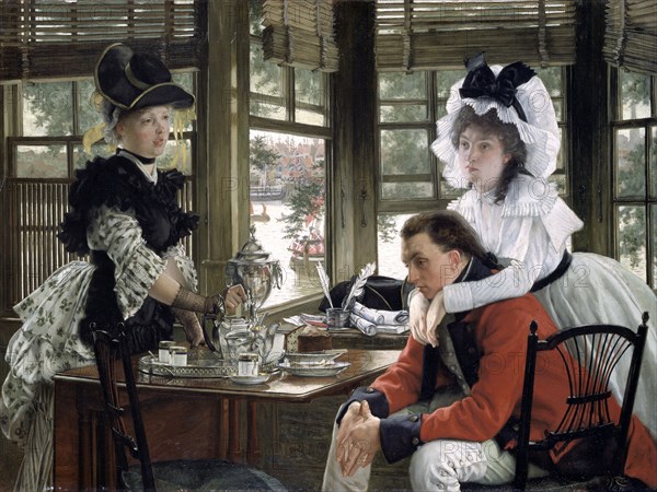 'Bad news (The Parting)', 1872. Artist: James Tissot.