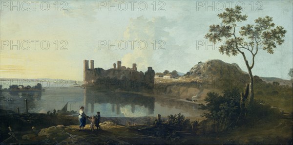 'Caernarvon Castle', 1733-1782. Artist: Richard Wilson.