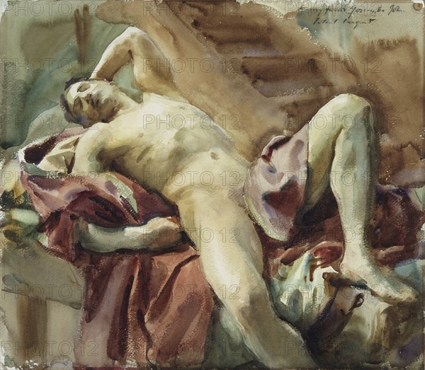 'Figure study', 1900. Artist: John Singer Sargent.