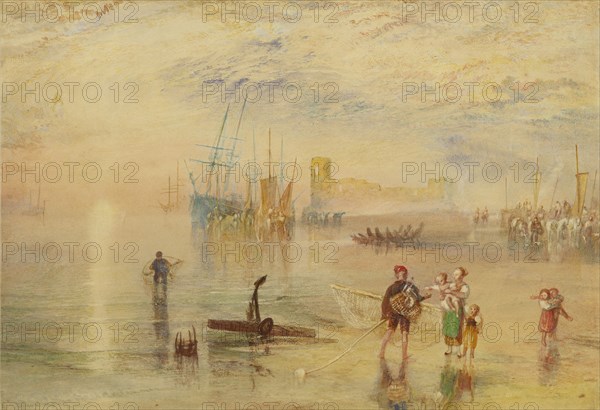 'Flint Castle, North Wales', 1834-1838. Artist: JMW Turner.