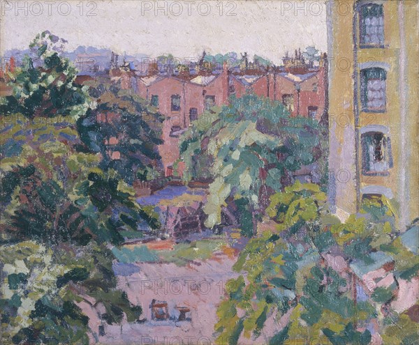 'Mornington Crescent', c1912. Artist: Harold Gilman