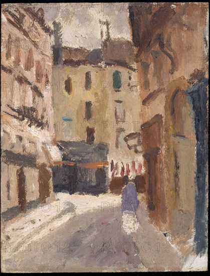 'A street in Nantes', 1920-1930. Artist: Christopher Wood