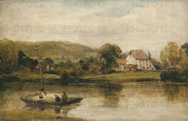'A farm in Normandy', 1821-1828. Artist: Richard Parkes Bonington.
