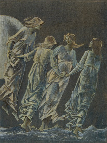 'Nymphs of the moon', 1896. Artist: Edward Burnes-Jones.