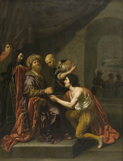 Pilate washing his hands', 1627-1671. Artists: Pontius Pilate, Jesus Christ, Jan van Bijlert.