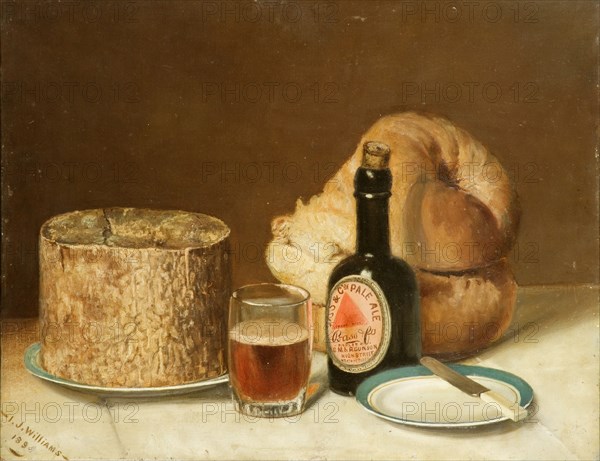 'Still life', 1895. Artist: Isaac John Williams