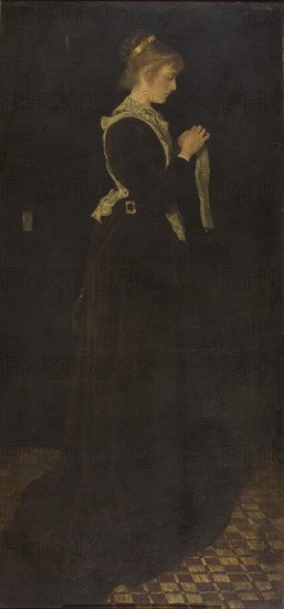 'The Seamstress', c1875. Artist: James Abbott McNeill Whistler.