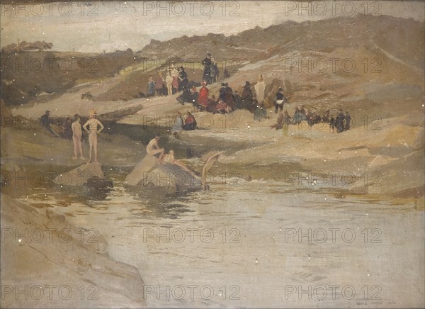 'Bathing', 1904. Artist: George Murray