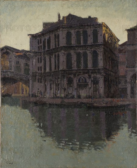 'The Rialto bridge and the Palazzo dei Camerlenghi', 1902-04. Artist: Walter Richard Sickert