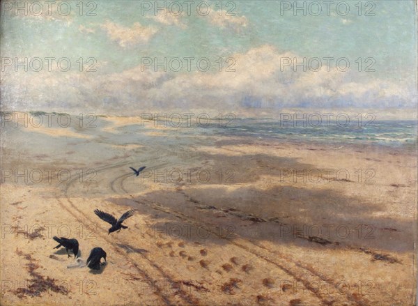 'Newton sands', 1889. Artist: Herbert Charles Sheppard