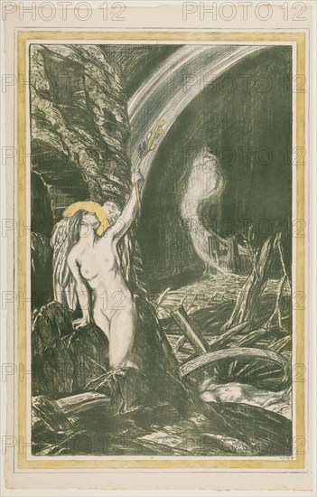 'The rebirth of the arts', 1917. Artist: Charles Shannon
