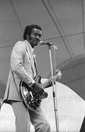 Chuck Berry, Capital Jazz , Alexandra Palace, London, 1979. Artist: Brian O'Connor.