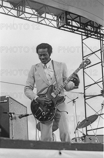 Chuck Berry, Capital Jazz , Alexandra Palace, London, 1979. Artist: Brian O'Connor.