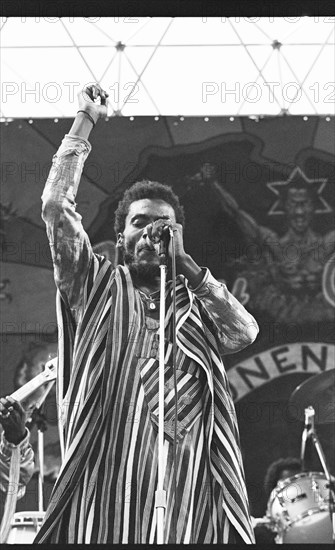 Jimmy Cliff, Capital Jazz, Knebworth, 1982.   Artist: Brian O'Connor.