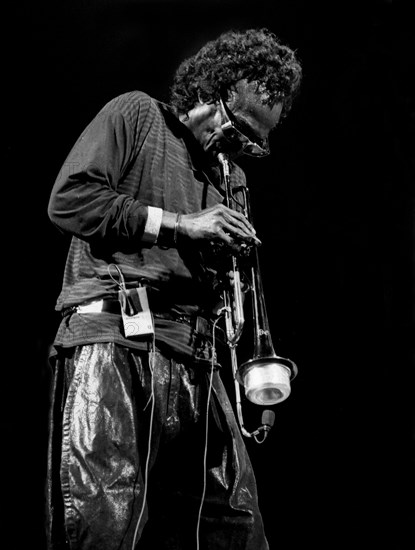 Miles Davis, Royal Festival Hall, London, 1989.  Artist: Brian O'Connor.