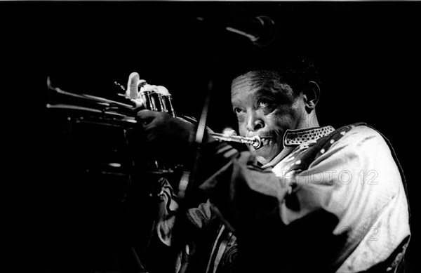 Hugh Masekela, Ronnie Scott's, London, 1994. Artist: Brian O'Connor.