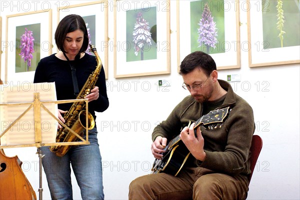 Allison Neale and Dave Warren, Clocktower Cafe, Croydon, Surrey, 2008.  Artist: Brian O'Connor.