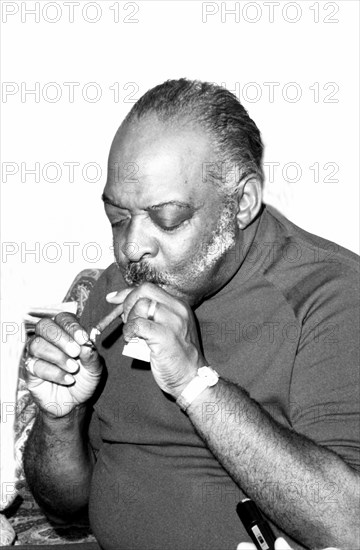 Count Basie, Churchill Hotel, London, 1973.   Artist: Brian O'Connor.