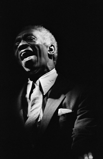 Art Blakey, Ronnie Scott's, London, 1983. Artist: Brian O'Connor.