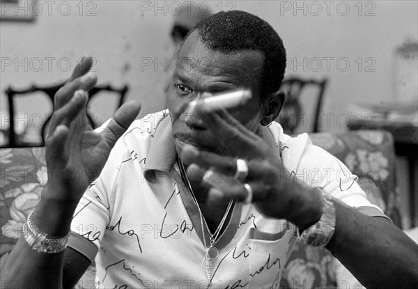 Elvin Jones, London, 1977. Artist: Brian O'Connor.