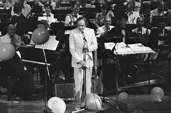 John Dankworth, Barbican, London, 1987. Artist: Brian O'Connor.