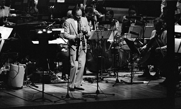 John Dankworth, Barbican, London, 1988. Artist: Brian O'Connor.