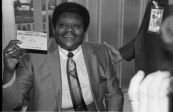 Fats Domino, Royal Festival Hall, London, 1985.  Artist: Brian O'Connor.