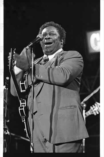 B.B. King, Capital Jazz, Knebworth, 1982.   Artist: Brian O'Connor.