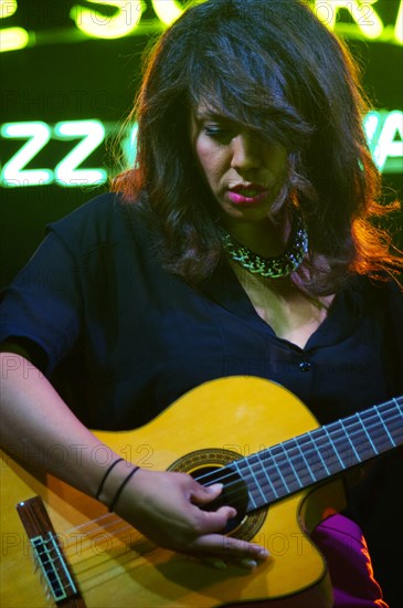 Chloe Charles, Love Supreme Jazz Festival, Glynde Place, East Sussex, 2014. Artist: Brian O'Connor.