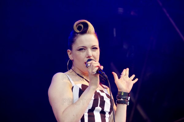 Imelda May, Love Supreme Jazz Festival, Glynde Place, East Sussex, 2014. Artist: Brian O'Connor.