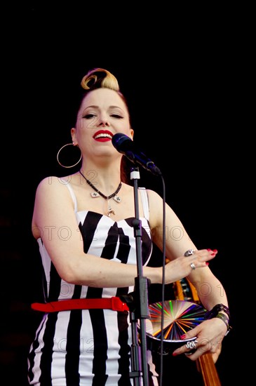 Imelda May, Love Supreme Jazz Festival, Glynde Place, East Sussex, 2014.  Artist: Brian O'Connor.