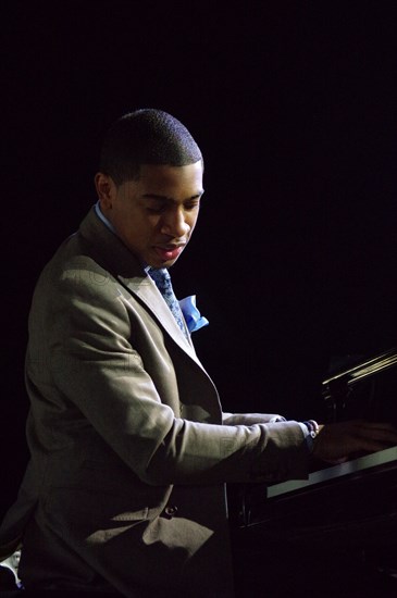 Christian Sands, Love Supreme Jazz Festival, Glynde Place, East Sussex, 2014. Artist: Brian O'Connor.