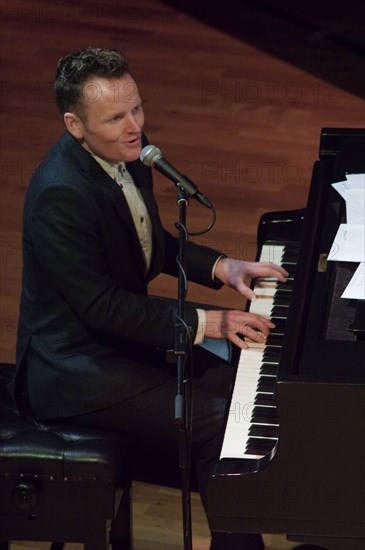 Joe Stilgoe, Birley Centre, Eastbourne, East Sussex, 2014. Artist: Brian O'Connor.