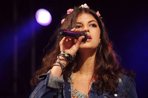 Nikki Yanofsky, Love Supreme Jazz Festival, Glynde Place, East Sussex, 2014.  Artist: Brian O'Connor.