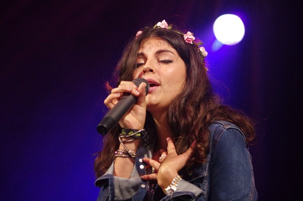 Nikki Yanofsky, Love Supreme Jazz Festival, Glynde Place, East Sussex, 2014.  Artist: Brian O'Connor.