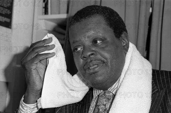 Oscar Peterson, Ronnie Scott's, Soho, London, 1973. Artist: Brian O'Connor.