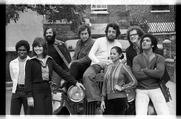 Sergio Mendes (and group), London, 1973.   Artist: Brian O'Connor.