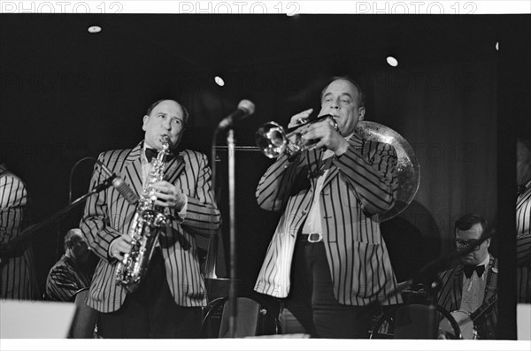 NatWest Jazz Band, Ronnie Scott's, Soho, London, 1987. Artist: Brian O'Connor.