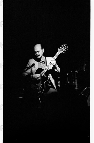 Joe Pass, Ronnie Scott's, Soho, London, 1984.   Artist: Brian O'Connor.