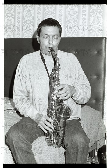 Art Pepper, London, 1979.   Artist: Brian O'Connor.