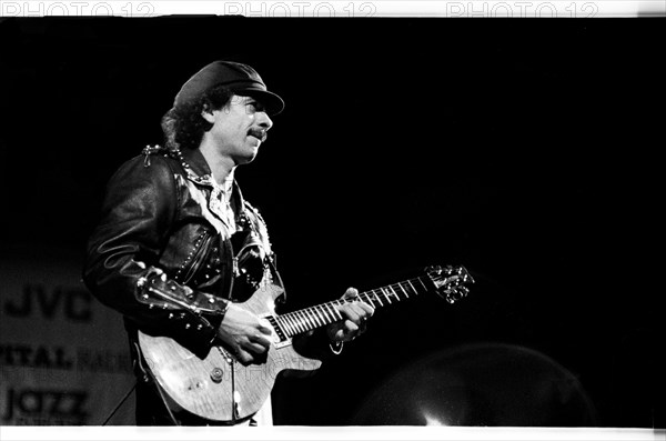 Carlos Santana, RFH London, 1988. Artist: Brian O'Connor.