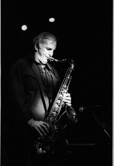 Ronnie Scott,  Ronnie Scott's, 1980.   Artist: Brian O'Connor.