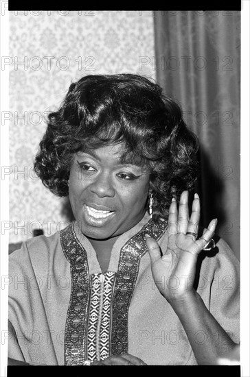 Sarah Vaughan, London, 1973. Artist: Brian O'Connor.