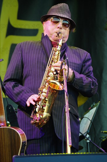 Van Morrison, Love Supreme Jazz Festival, Glynde Place, East Sussex, 2015. Artist: Brian O'Connor.