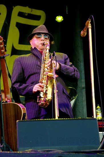 Van Morrison, Love Supreme Jazz Festival, Glynde Place, East Sussex, 2015. Artist: Brian O'Connor.