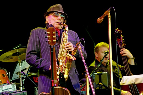 Van Morrison, Love Supreme Jazz Festival, Glynde Place, East Sussex, 2015. Artist: Brian O'Connor.